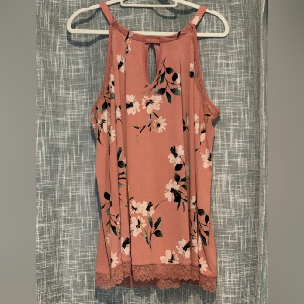 Torrid Size 2X floral tank top EUC